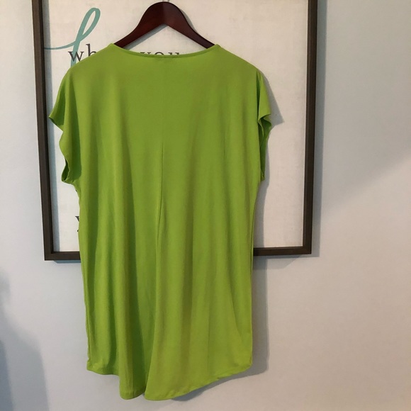 Carmen Marc Valvo Top Large Chartruese Neon - Picture 2 of 3